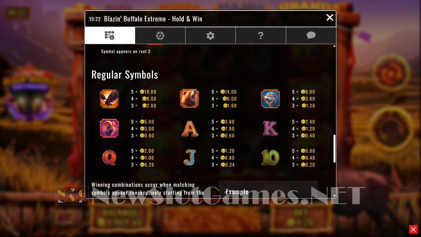 Blazin Buffalo Extreme Slot Slot Image in Demo - pic. 11