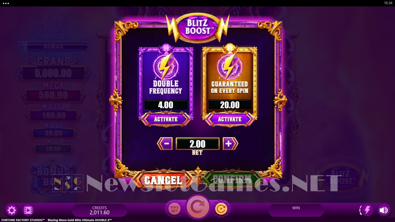 Blazing Bison Gold Blitz Ultimate Double X Slot Slot Image in Demo - pic. 6