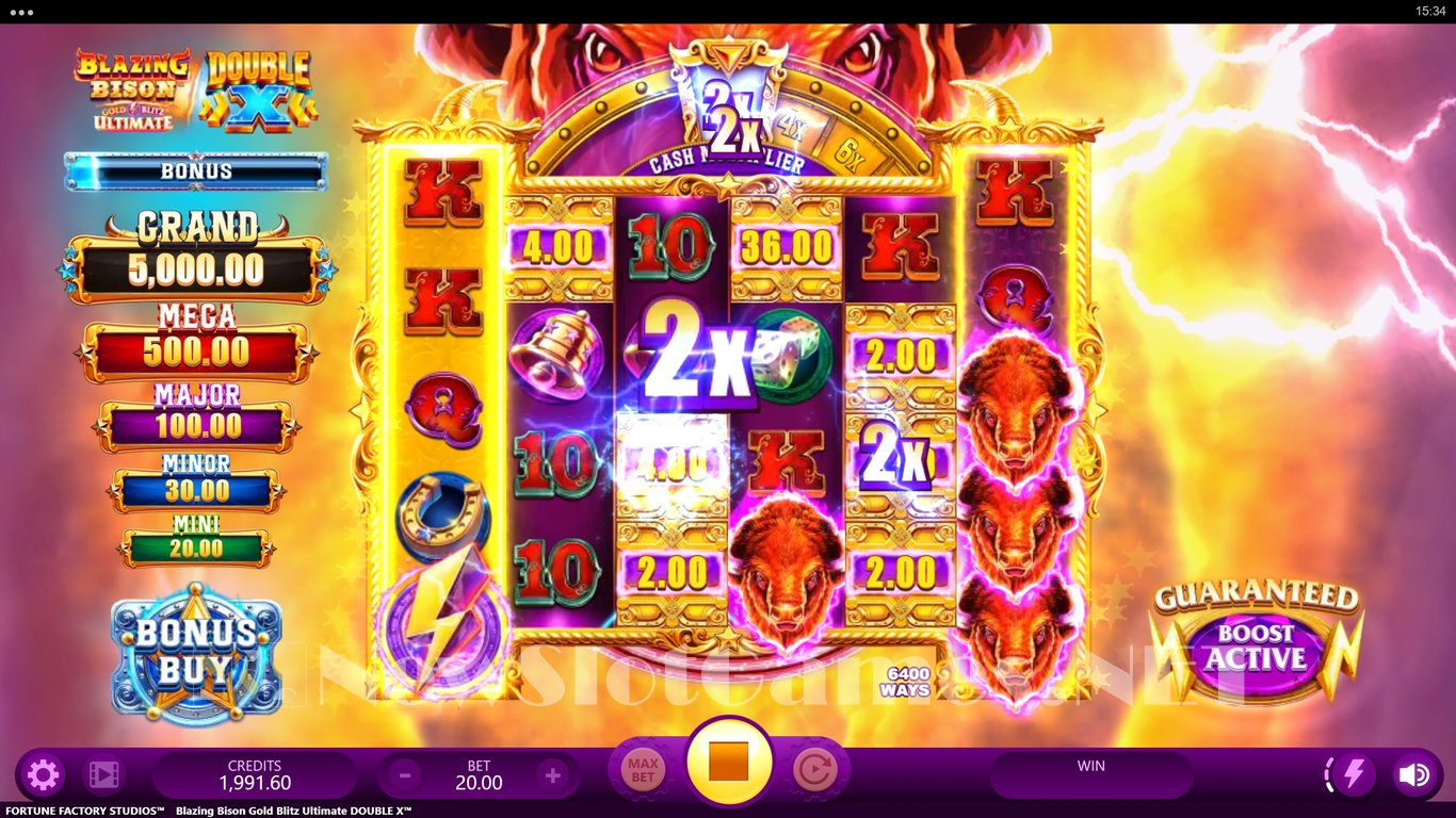 Blazing Bison Gold Blitz Ultimate Double X Slot Slot Image in Demo - pic. 7