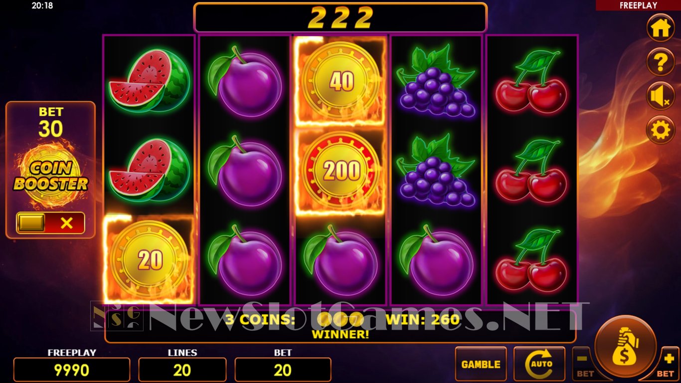Blazing Coins 20 Hold & Win Slot Slot Image in Demo - pic. 3