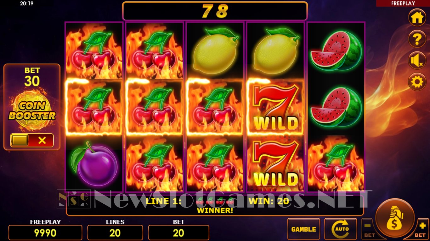 Blazing Coins 20 Hold & Win Slot Slot Image in Demo - pic. 5