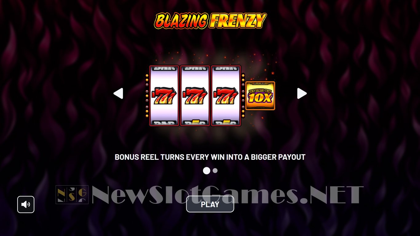 Blazing Frenzy Slot Demo Image