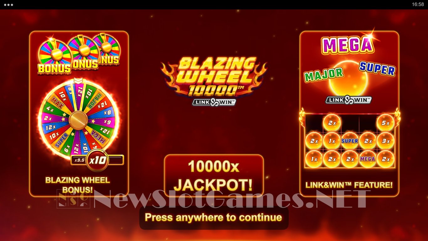 Blazing Wheel 10000 Slot Demo Image