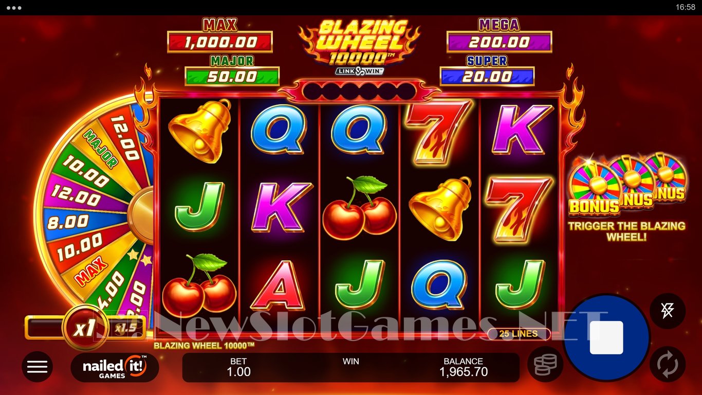 Blazing Wheel 10000 Slot Slot Image in Demo - pic. 3