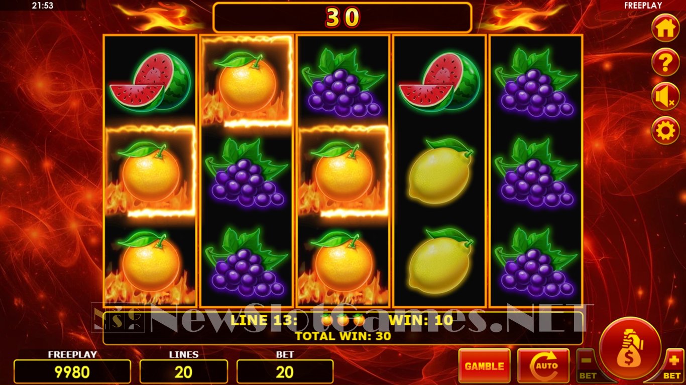 Blazing Wilds 20 Slot Demo Image