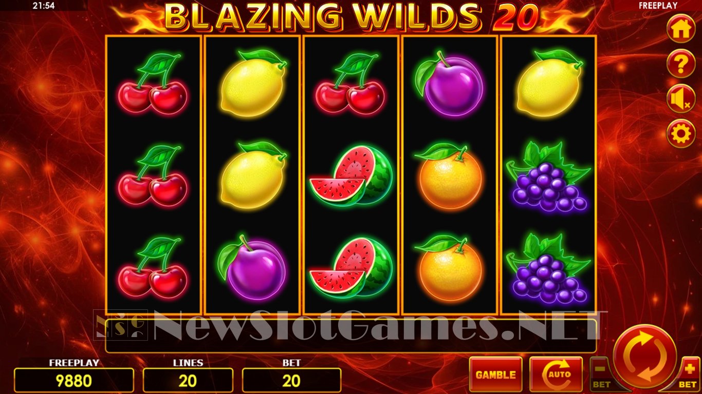 Blazing Wilds 20 Slot Slot Image in Demo - pic. 3