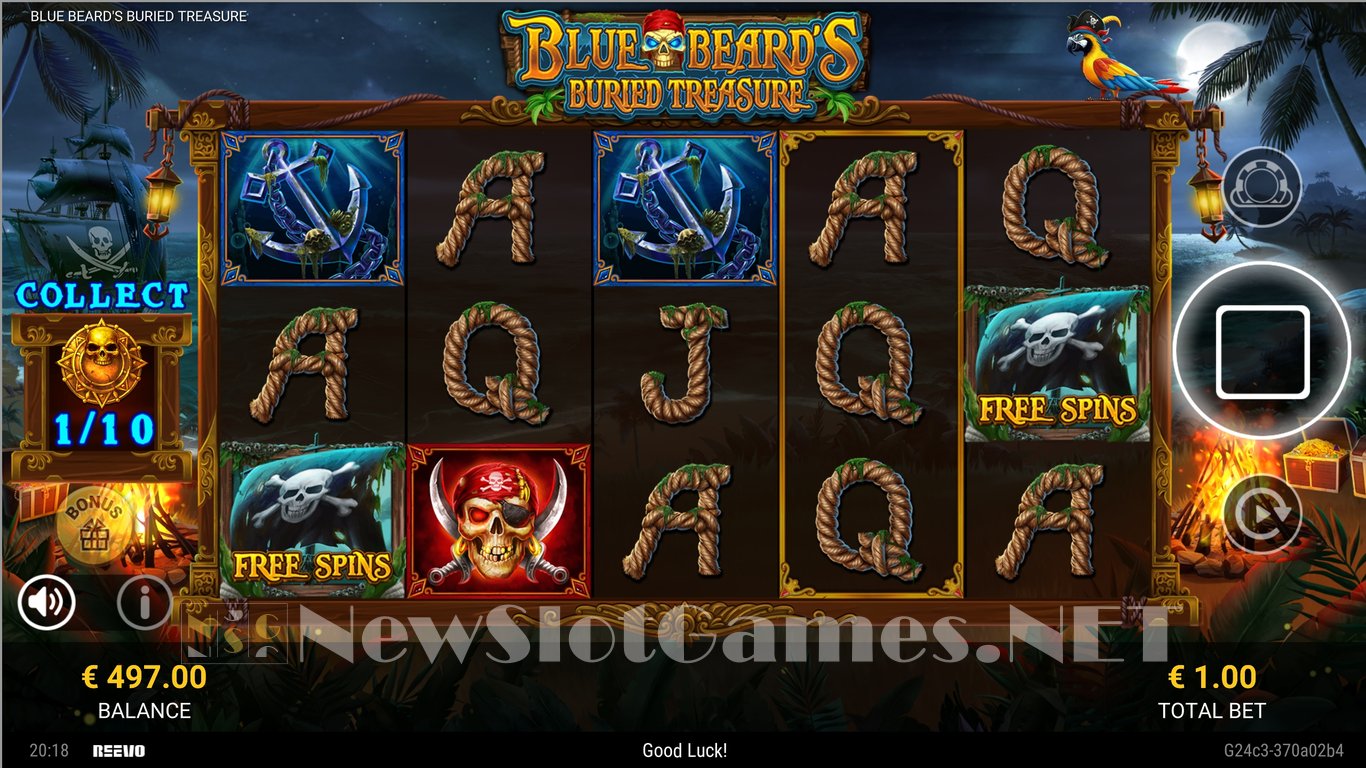 Blue Beards Buried Treasure Slot Slot Image in Demo - pic. 3