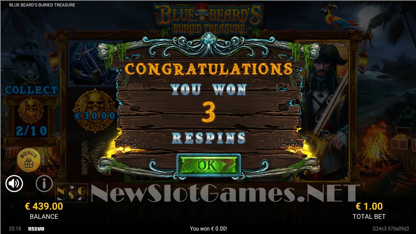 Blue Beards Buried Treasure Slot Slot Image in Demo - pic. 7