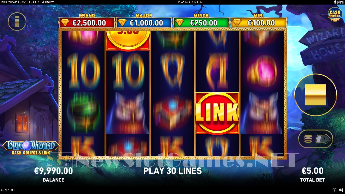 Blue Wizard Cash Collect & Link Slot Slot Image in Demo - pic. 2