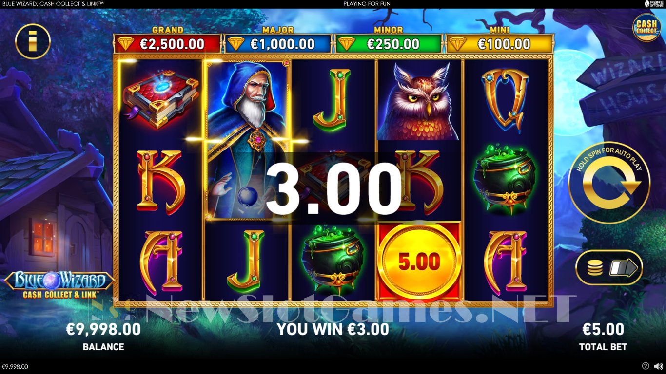 Blue Wizard Cash Collect & Link Slot Slot Image in Demo - pic. 3