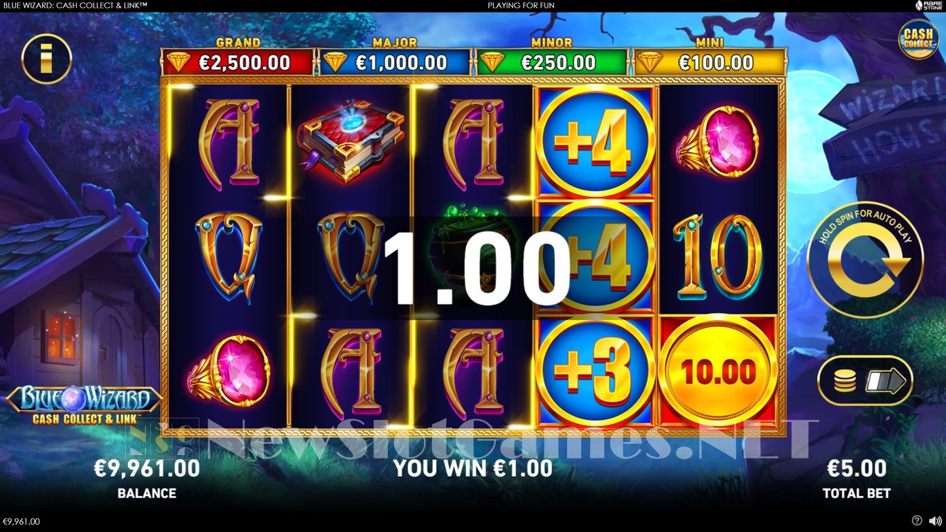 Blue Wizard Cash Collect & Link Slot Slot Image in Demo - pic. 4