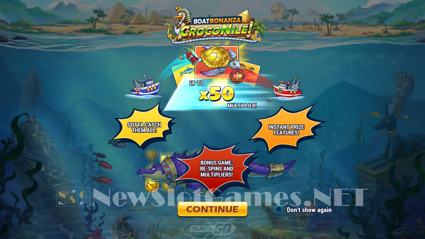 Boat Bonanza CrocoNile! Slot Demo Image