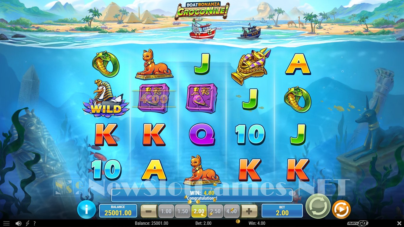 Boat Bonanza CrocoNile! Slot Slot Image in Demo - pic. 3