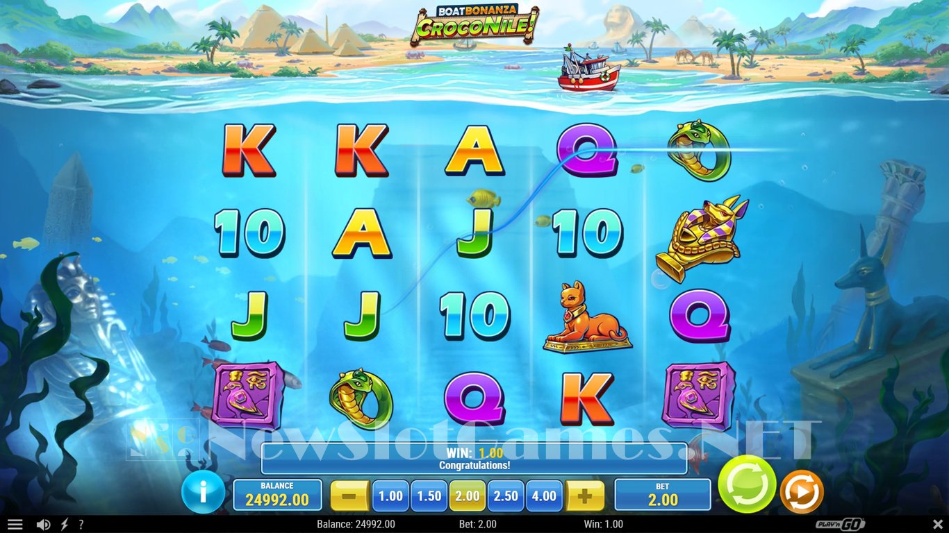 Boat Bonanza CrocoNile! Slot Slot Image in Demo - pic. 6