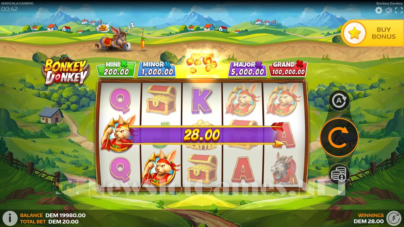 Bonkey Donkey Slot Demo Image