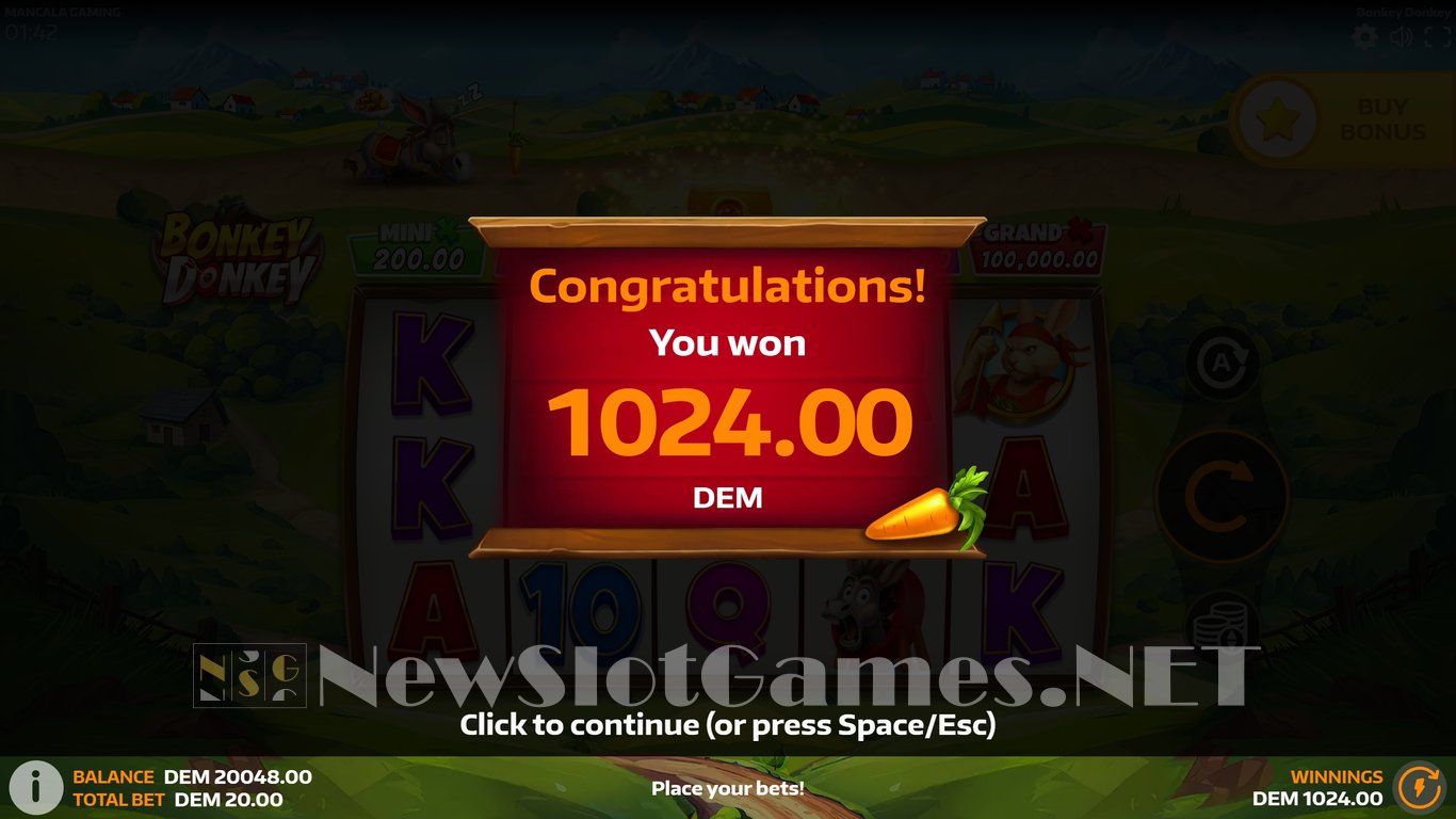 Bonkey Donkey Slot Slot Image in Demo - pic. 8