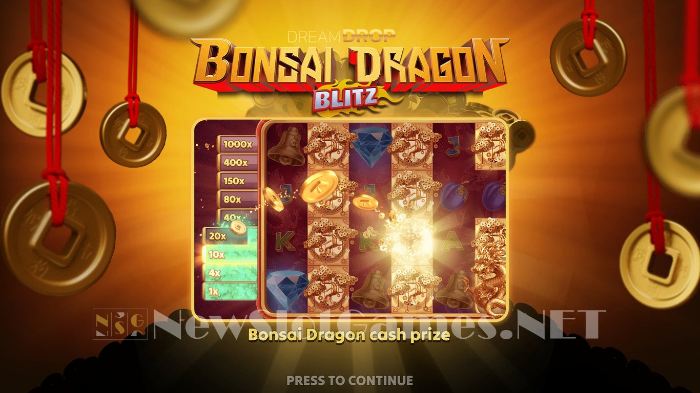 Bonsai Dragon Blitz Dream Drop Slot Demo Image