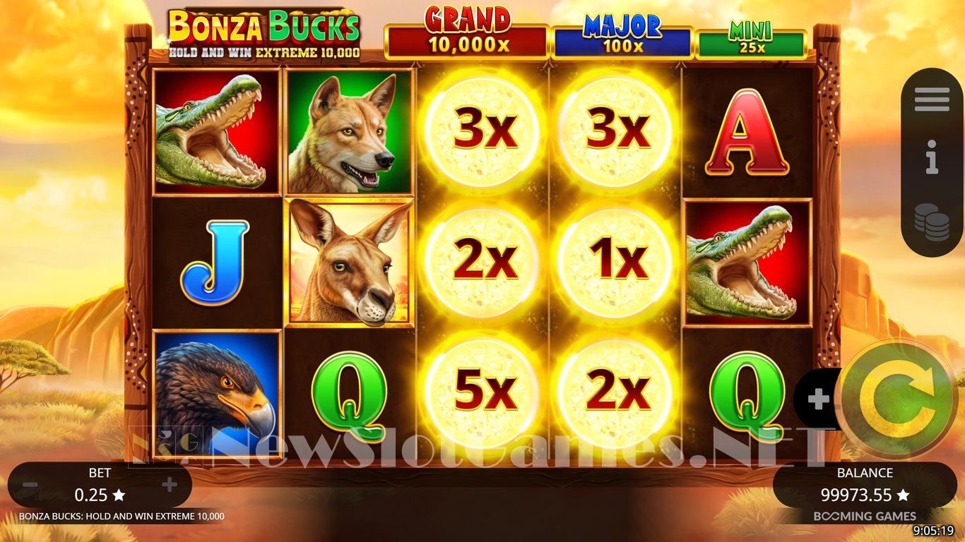 Bonza Bucks Hold and Win Extreme 10,000 Slot Slot Image in Demo - pic. 7