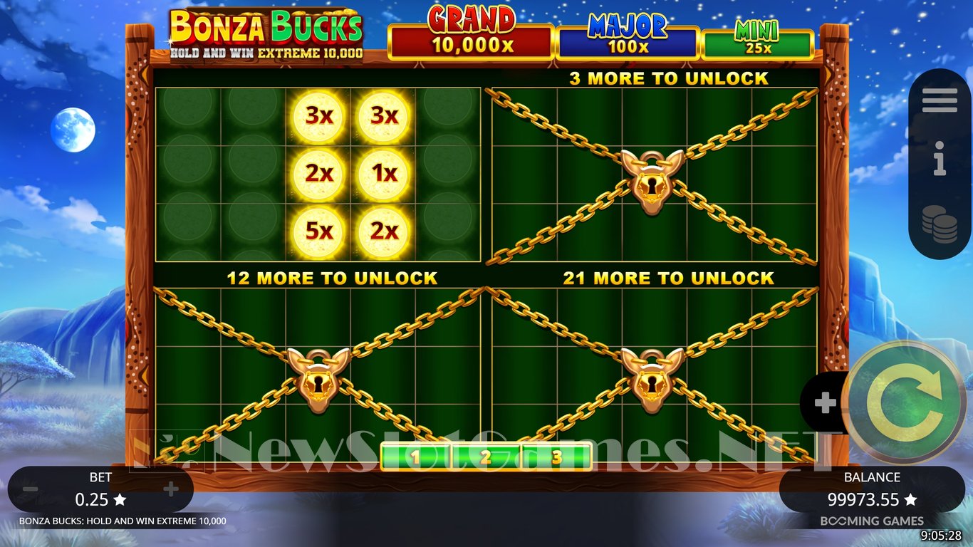 Bonza Bucks Hold and Win Extreme 10,000 Slot Slot Image in Demo - pic. 9