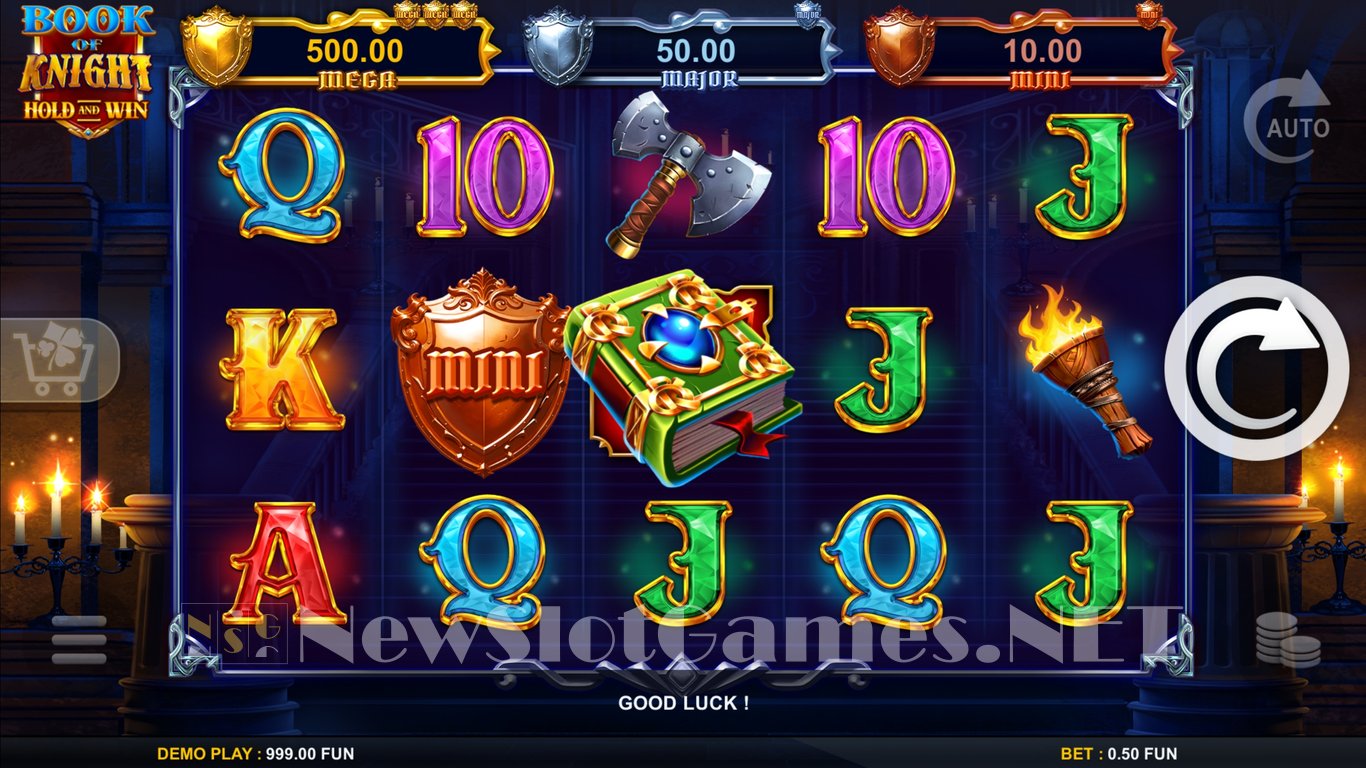 Book of Knight Hold and Win Slot Demo Image