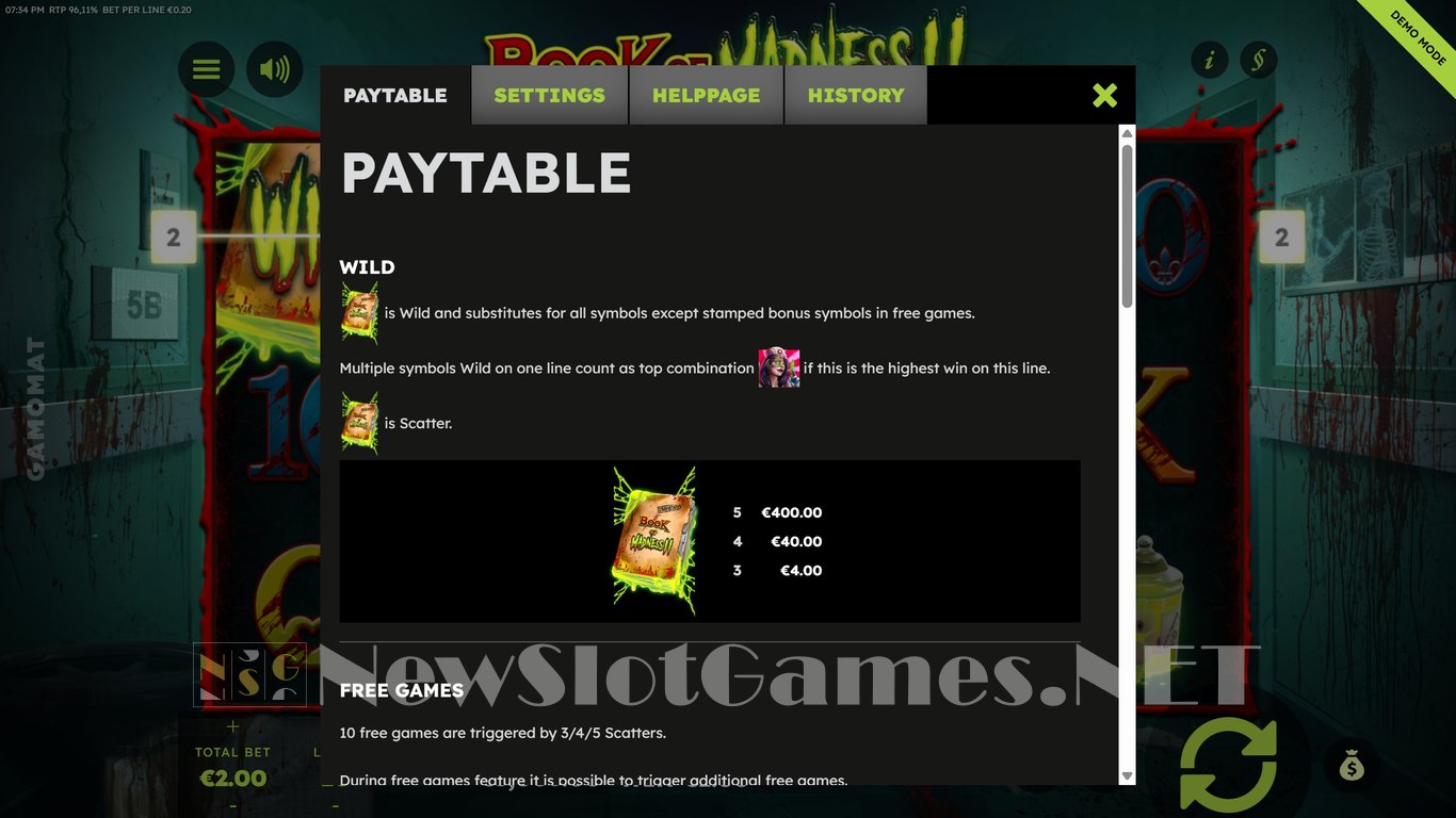 Book of Madness 2 Slot Slot Image in Demo - pic. 6