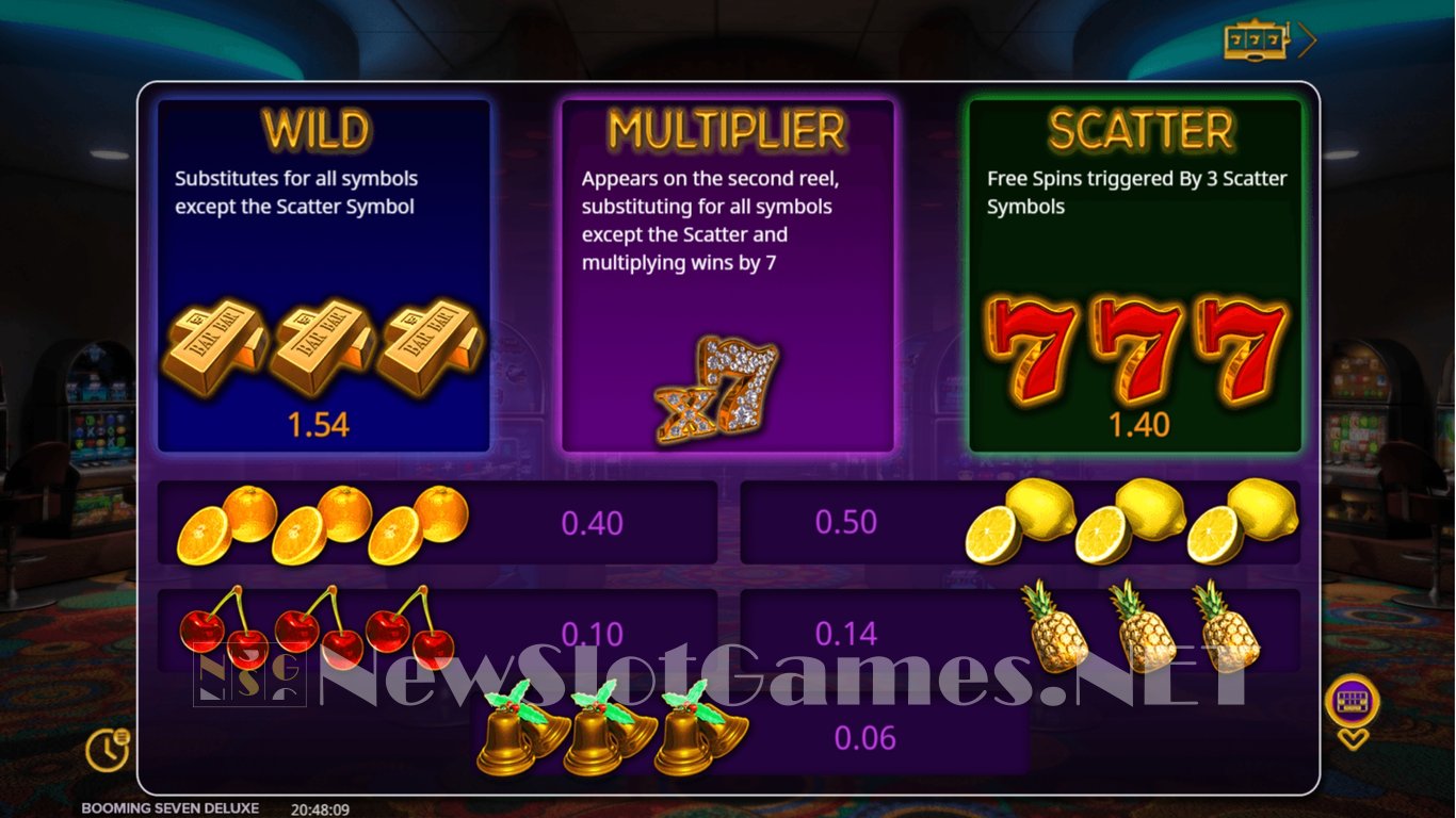 Booming 7 Deluxe Legacy Slot Slot Image in Demo - pic. 5