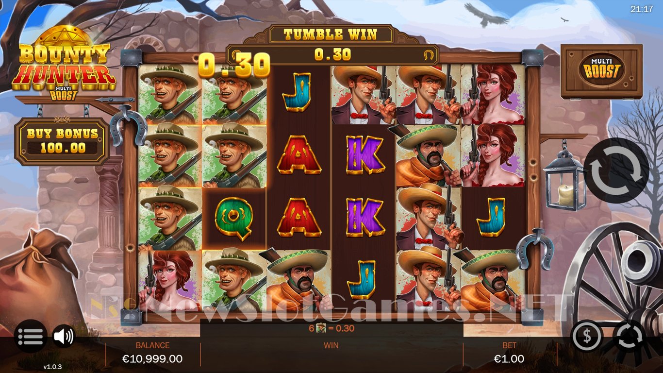 Bounty Hunter MultiBoost Slot Slot Image in Demo - pic. 2