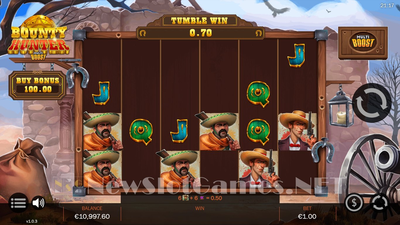 Bounty Hunter MultiBoost Slot Slot Image in Demo - pic. 5