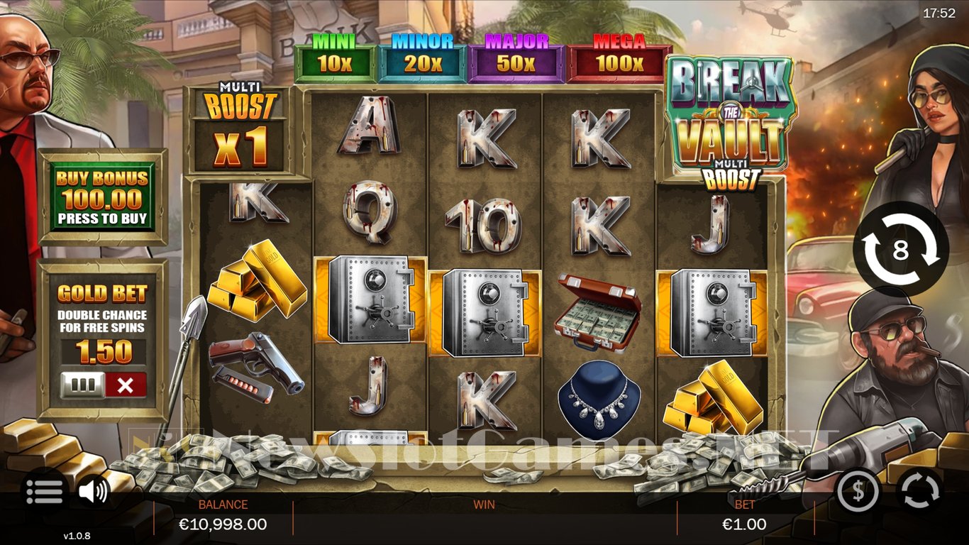 Break the Vault MultiBoost Slot Demo Image