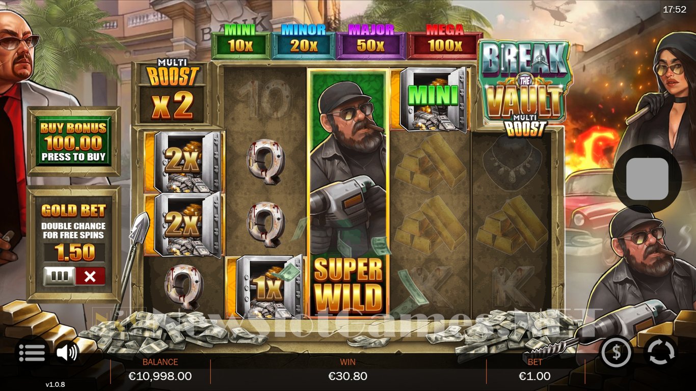 Break the Vault MultiBoost Slot Slot Image in Demo - pic. 2