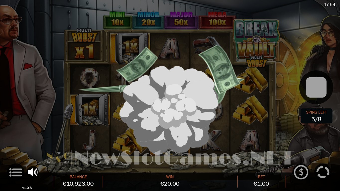 Break the Vault MultiBoost Slot Slot Image in Demo - pic. 4