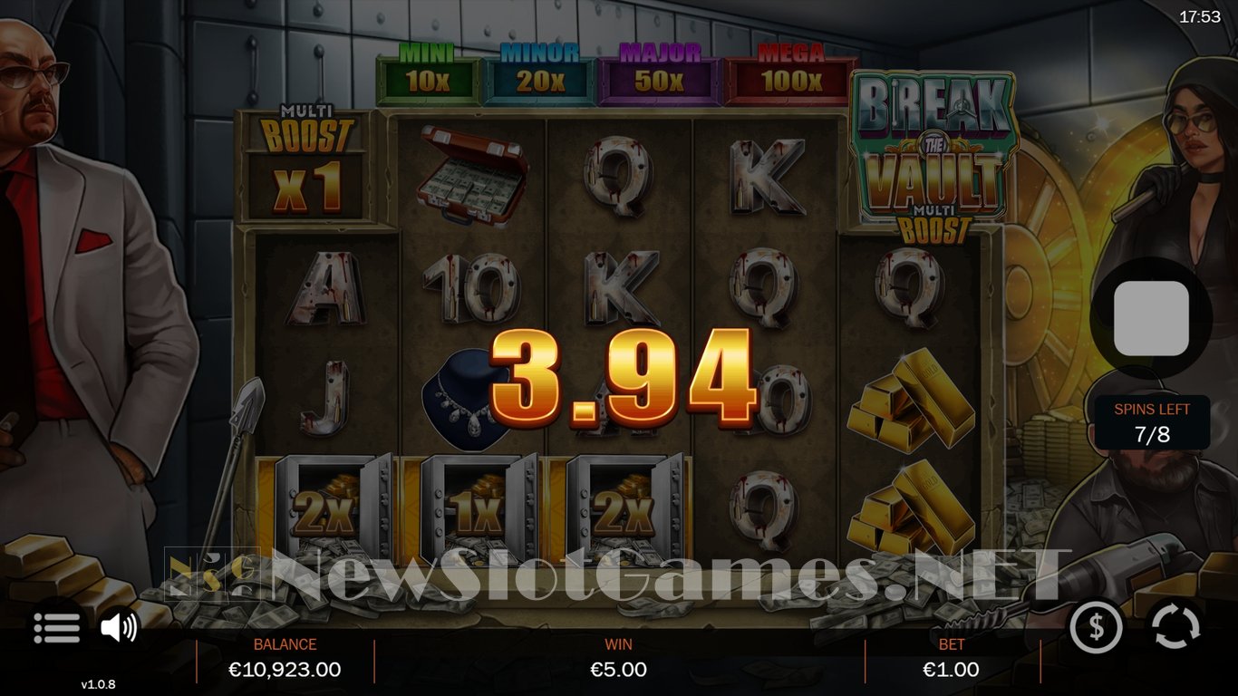 Break the Vault MultiBoost Slot Slot Image in Demo - pic. 8