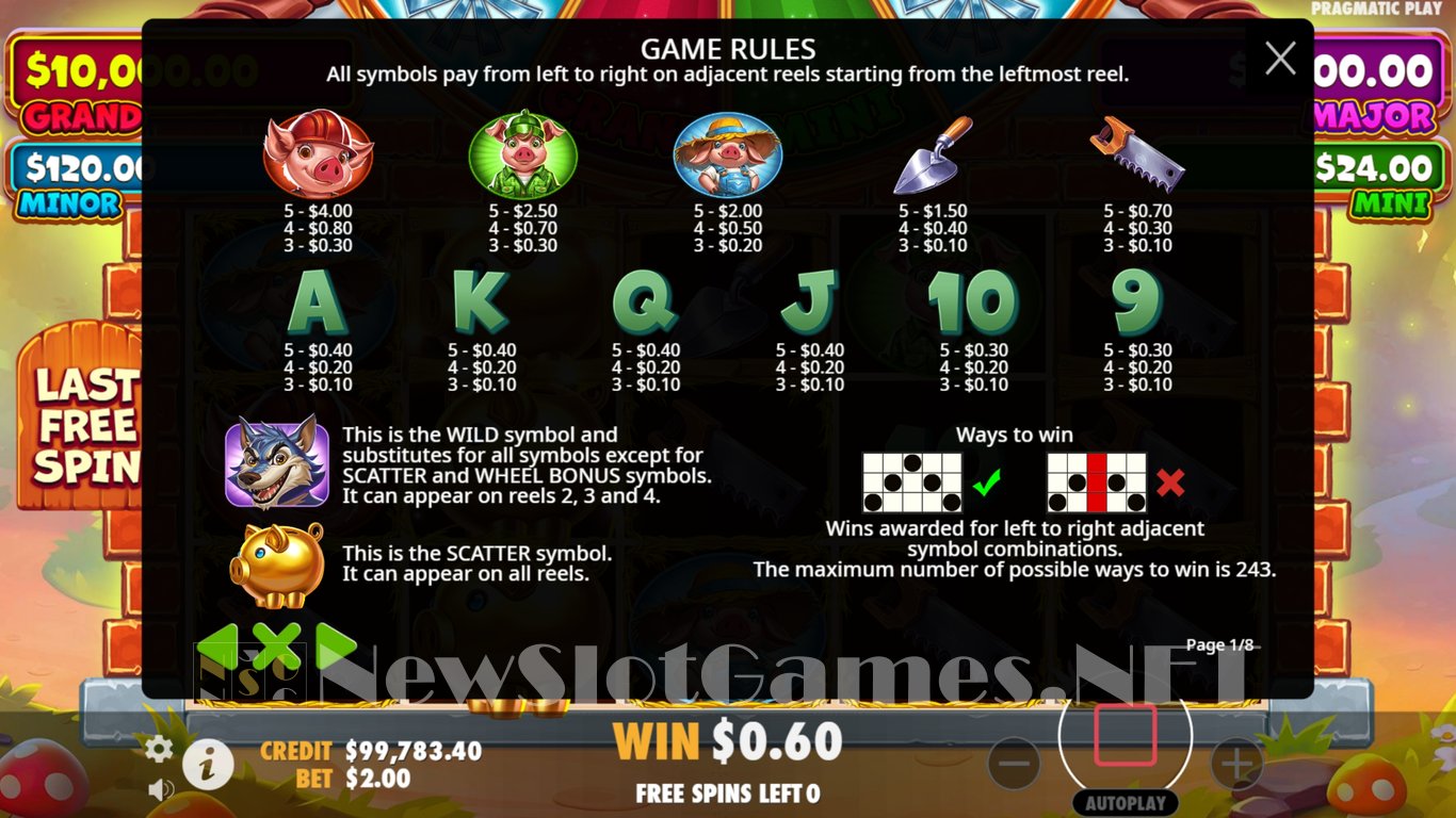 Brick House Bonanza Slot Slot Image in Demo - pic. 10