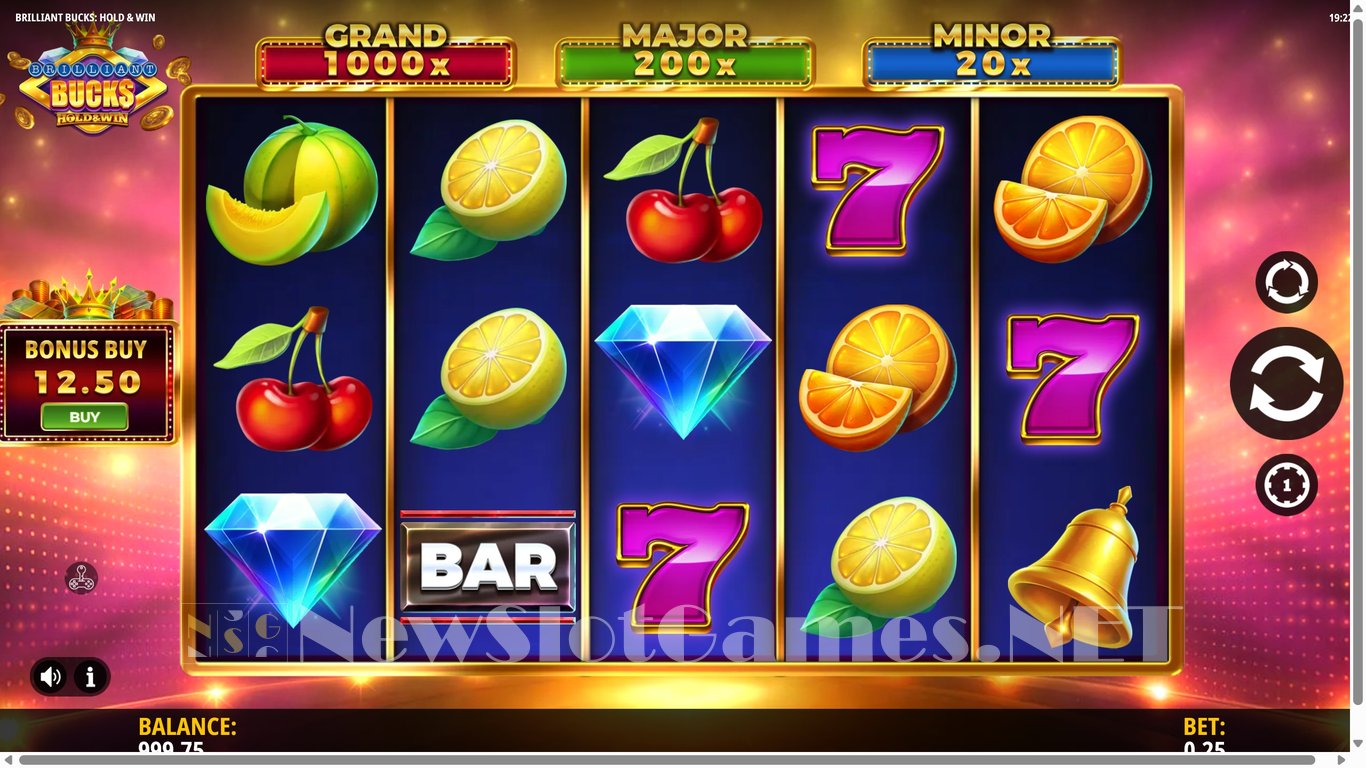 Brilliant Bucks Hold & Win Slot Demo Image