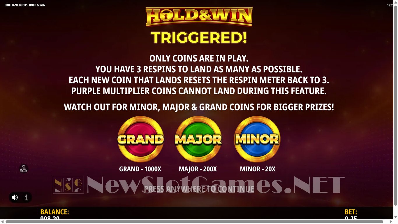 Brilliant Bucks Hold & Win Slot Slot Image in Demo - pic. 4