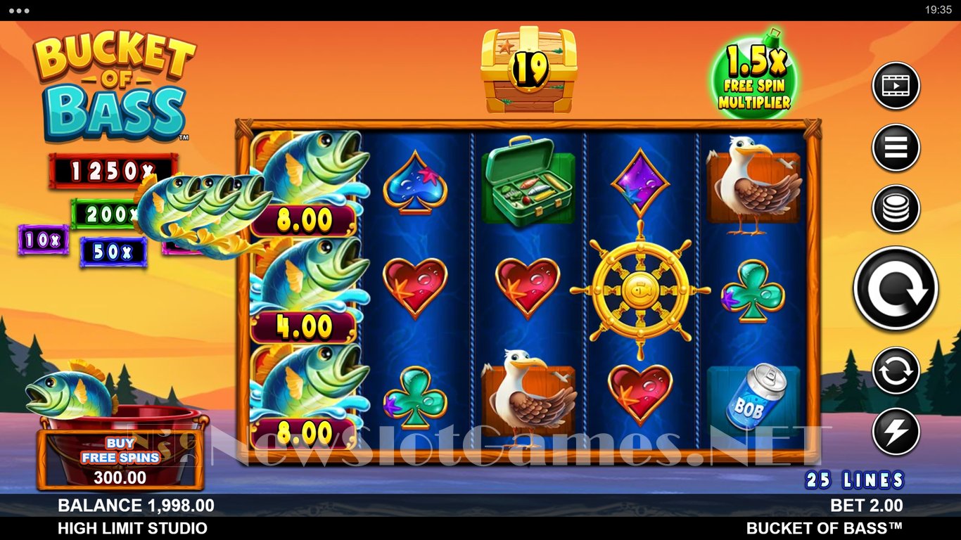 Bucket of Bass Slot Slot Image in Demo - pic. 2