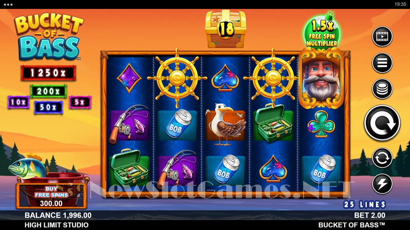 Bucket of Bass Slot Slot Image in Demo - pic. 3