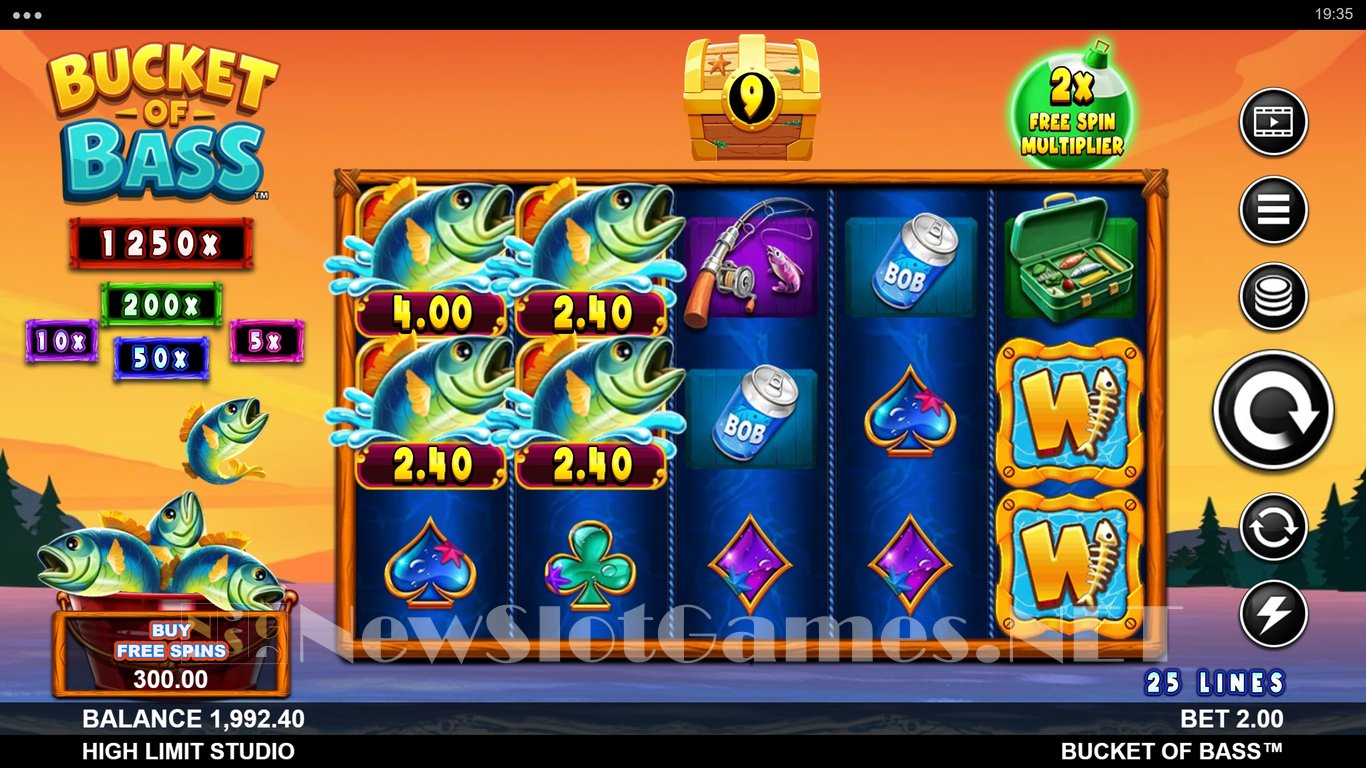 Bucket of Bass Slot Slot Image in Demo - pic. 5