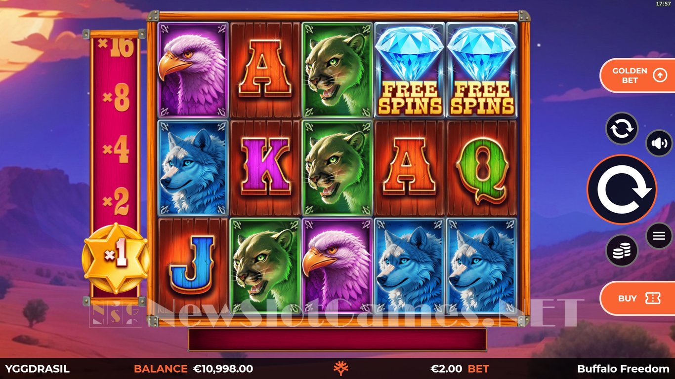 Buffalo Freedom DoubleMax Slot Slot Image in Demo - pic. 2