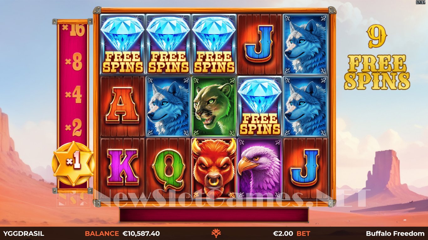 Buffalo Freedom DoubleMax Slot Slot Image in Demo - pic. 8