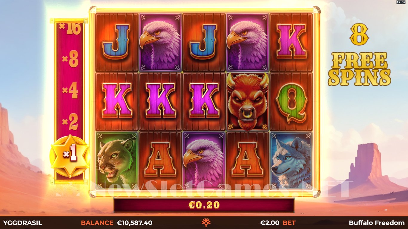 Buffalo Freedom DoubleMax Slot Slot Image in Demo - pic. 9