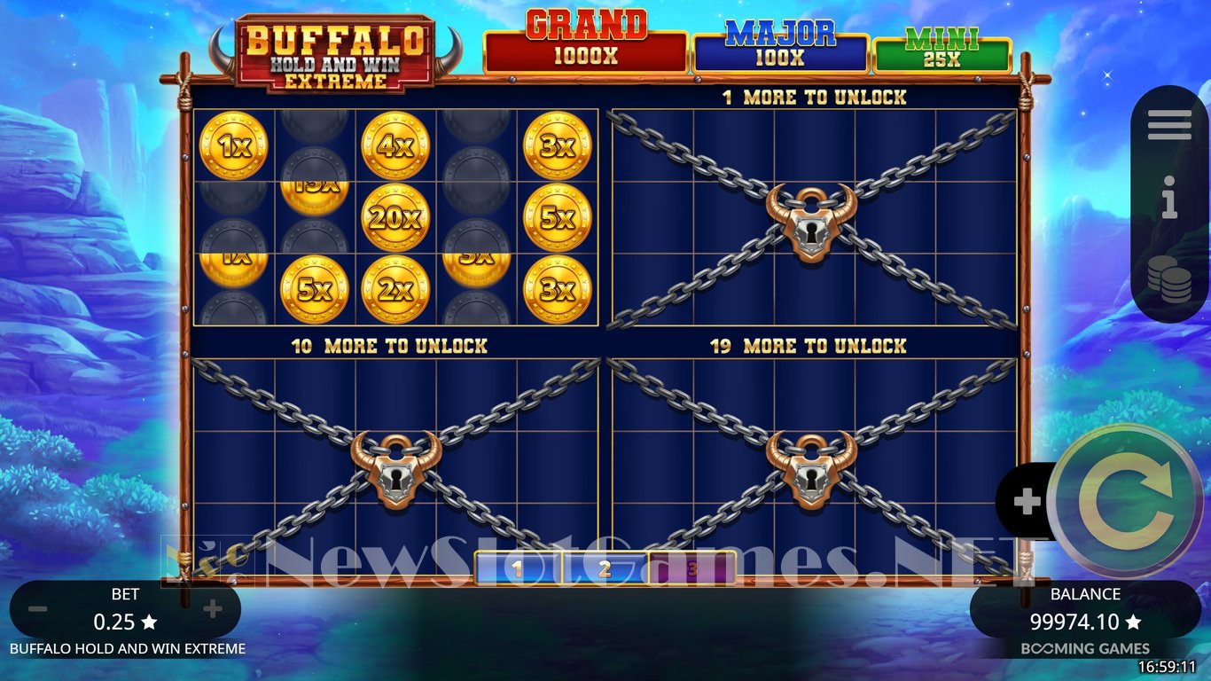 Buffalo Hold and Win Extreme 10,000 Slot Slot Image in Demo - pic. 11