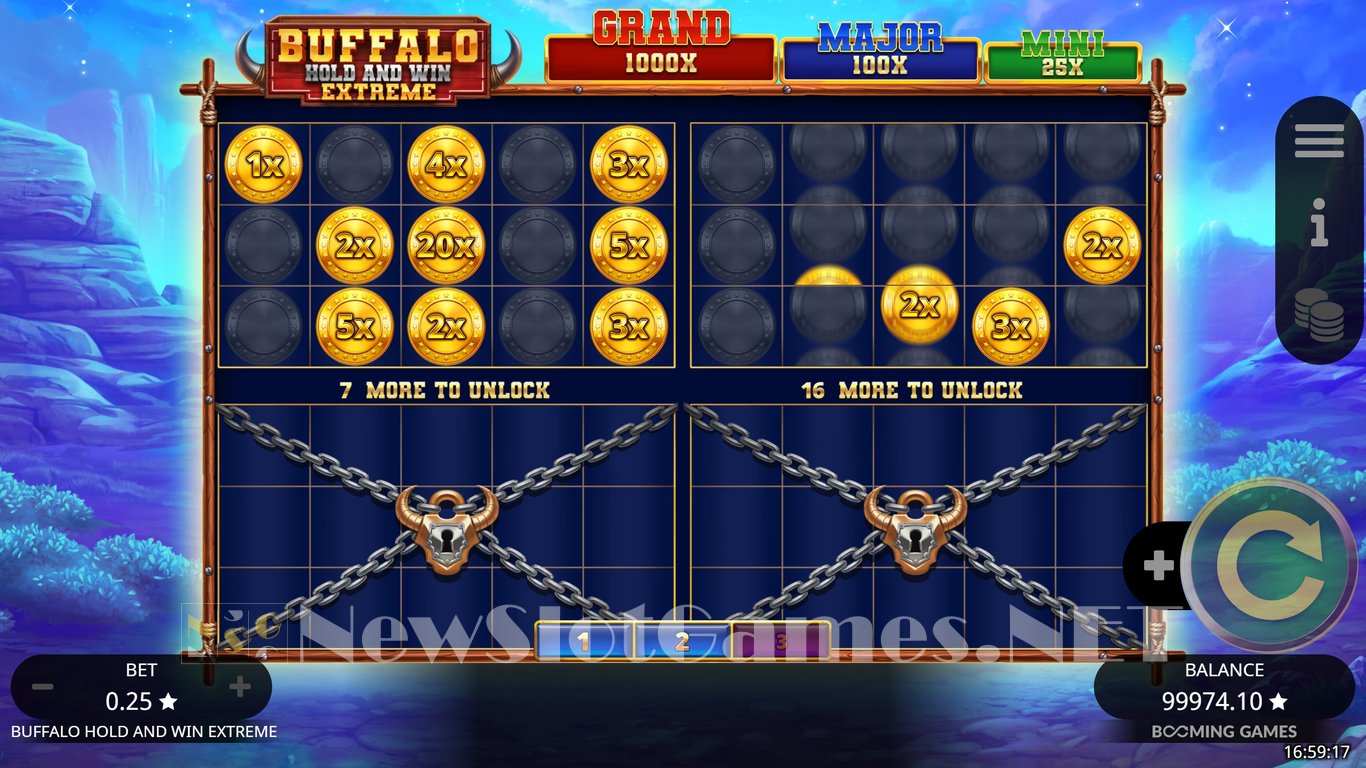 Buffalo Hold and Win Extreme 10,000 Slot Slot Image in Demo - pic. 12