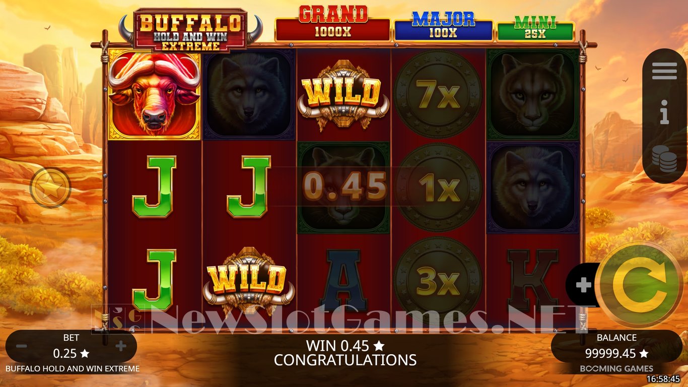 Buffalo Hold and Win Extreme 10,000 Slot Slot Image in Demo - pic. 4