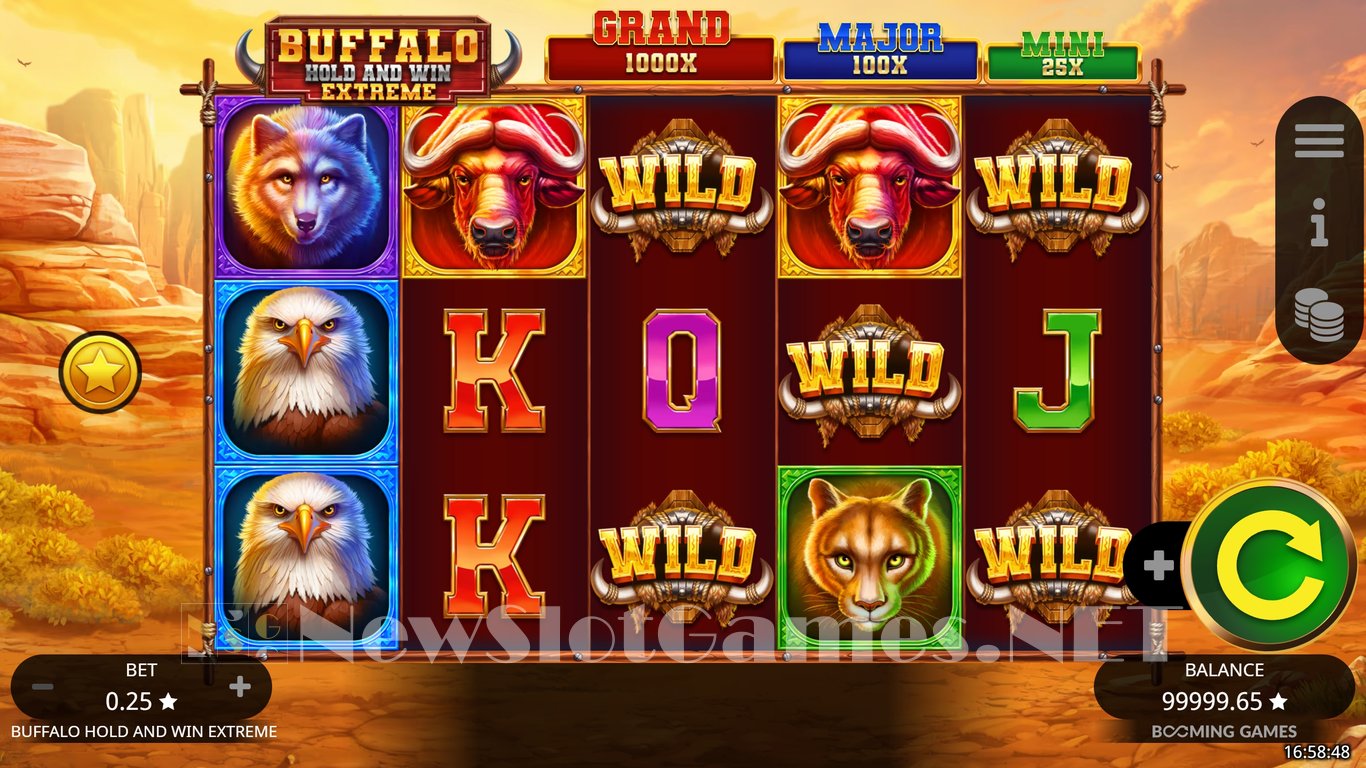 Buffalo Hold and Win Extreme 10,000 Slot Slot Image in Demo - pic. 5