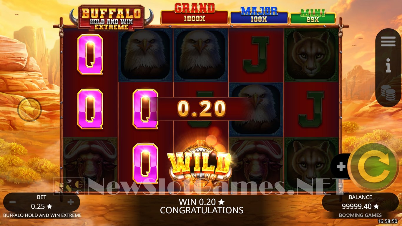Buffalo Hold and Win Extreme 10,000 Slot Slot Image in Demo - pic. 6