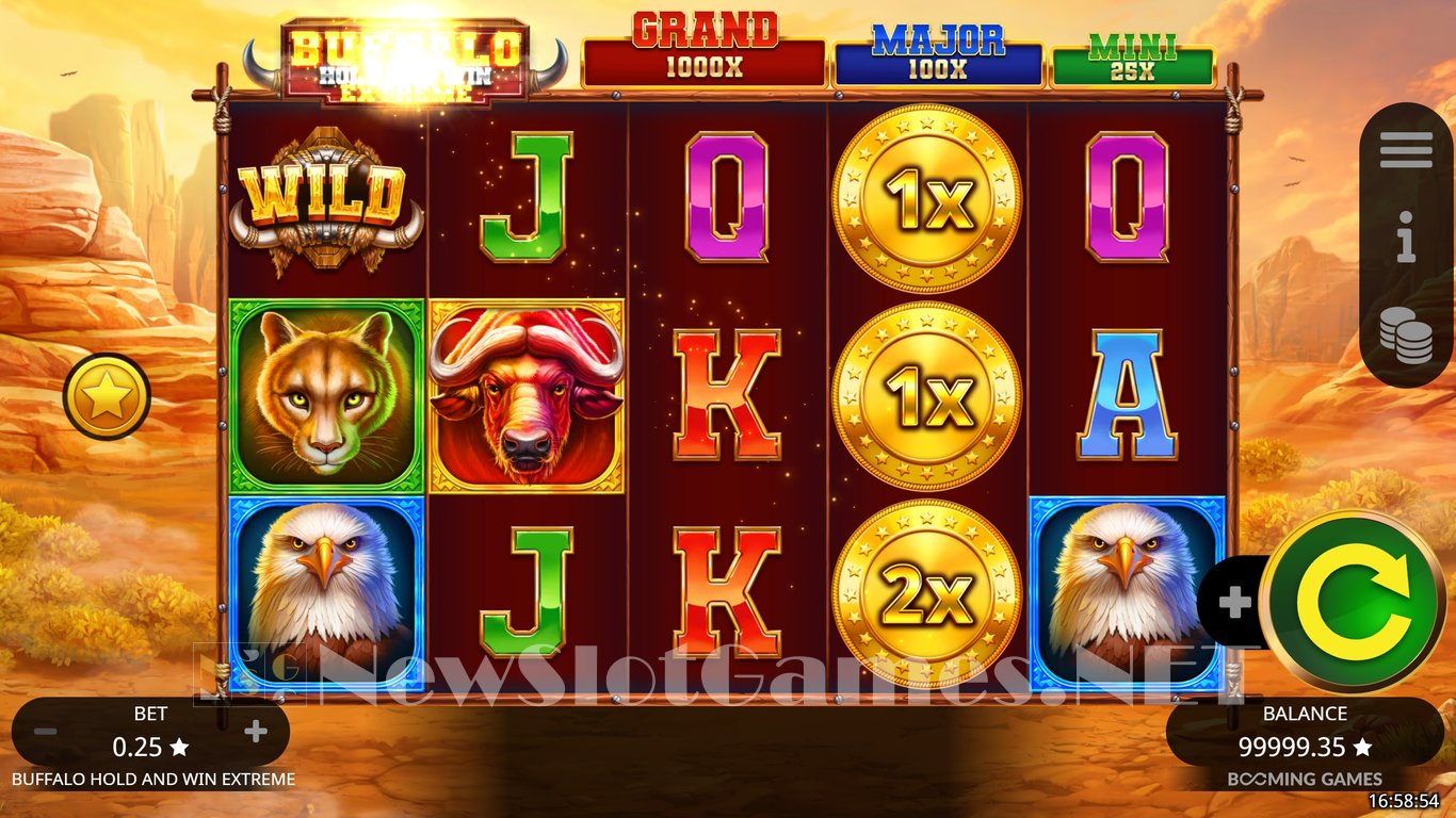 Buffalo Hold and Win Extreme 10,000 Slot Slot Image in Demo - pic. 7