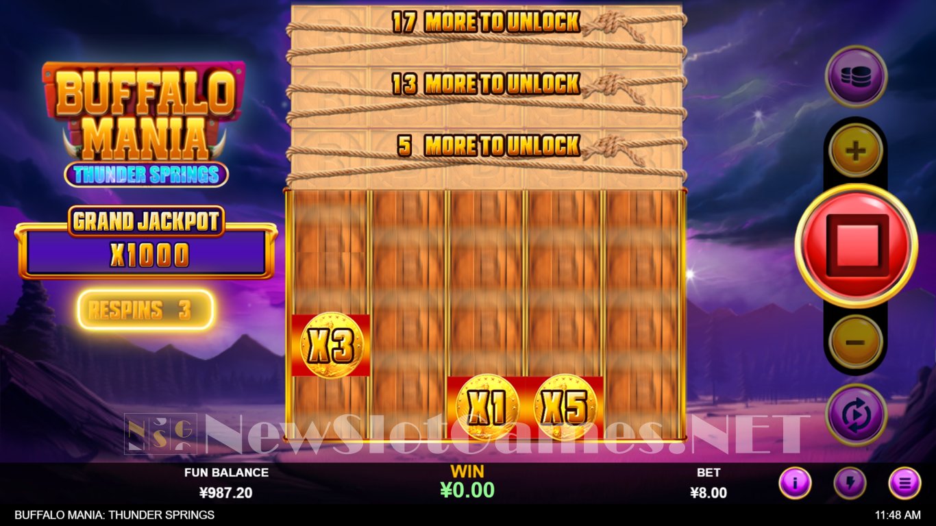 Buffalo Mania Thunder Springs Slot Slot Image in Demo - pic. 5