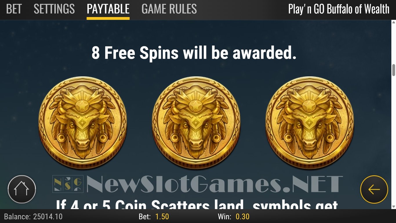 Buffalo of Wealth Slot Slot Image in Demo - pic. 8