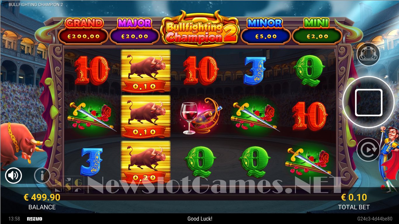 Bullfighting Champion 2 Slot Demo Image